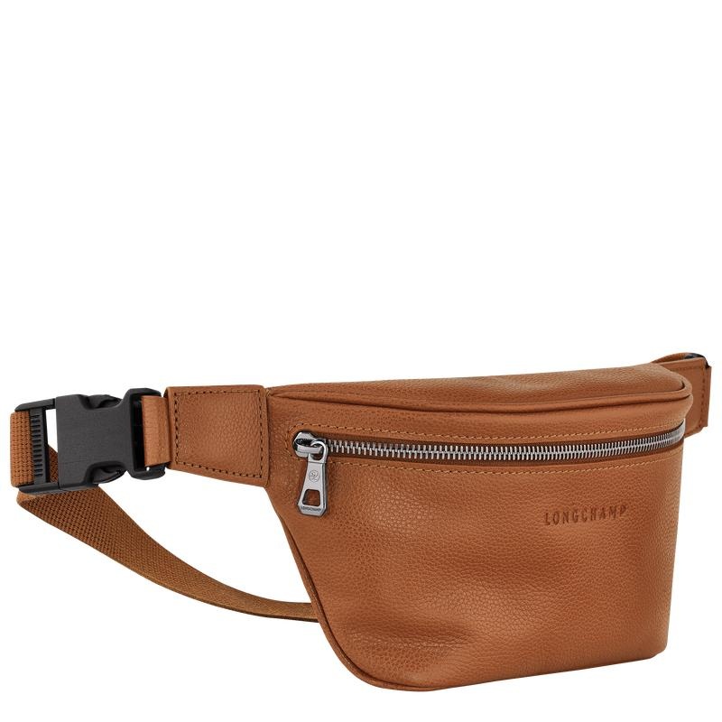 Caramel Brown Men's Longchamp Le Foulonné M Belt Bags | 7386-QUSKG