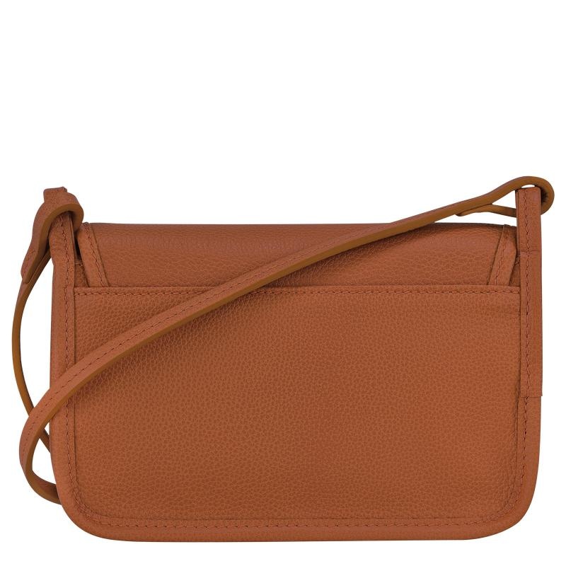 Caramel Brown Women's Longchamp Le Foulonné XS Clutch Purse | 5607-XVIEJ