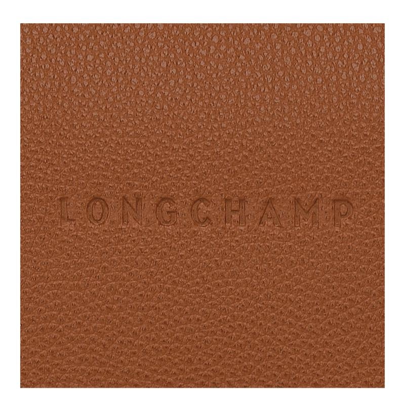 Caramel Brown Women's Longchamp Le Foulonné M Crossbody Bags | 5964-XKNWE