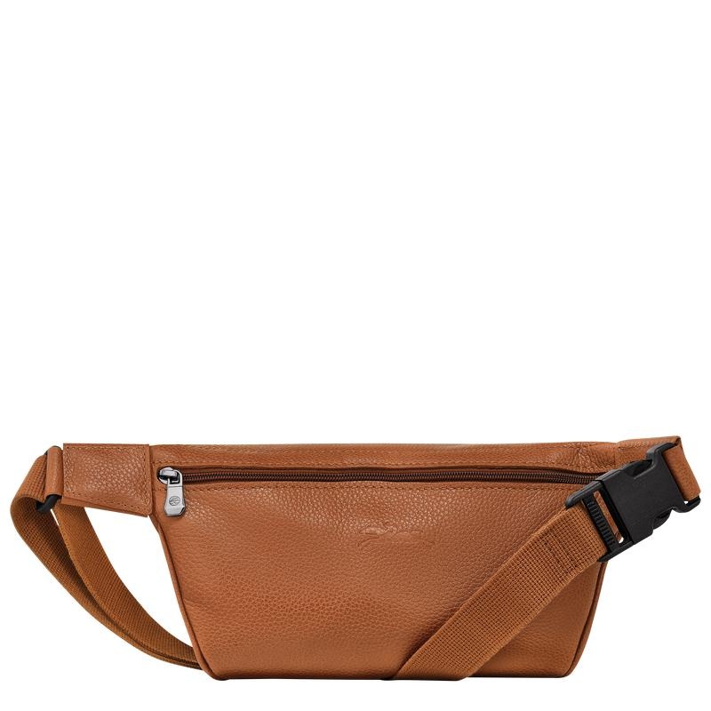 Caramel Brown Women's Longchamp Le Foulonné M Belt Bags | 0374-WAMYV