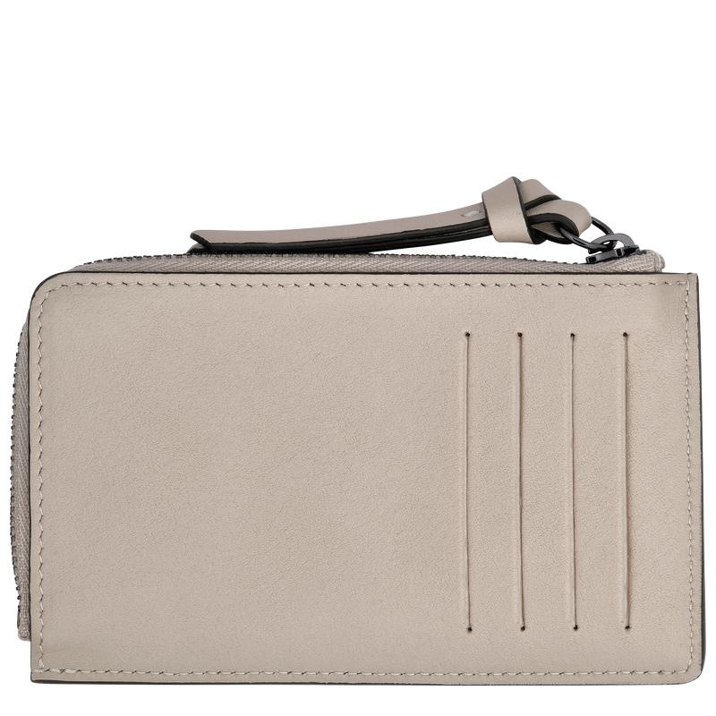 Clay Grey Men's Longchamp 3D Cardholders | 2634-LJTOX