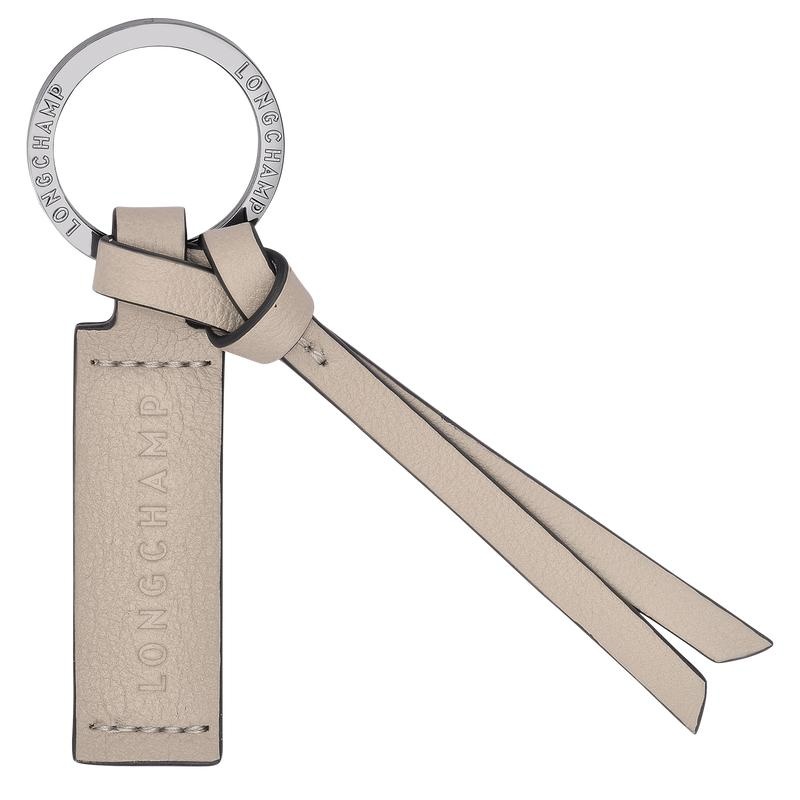 Clay Grey Men\'s Longchamp 3D Key Rings | 8721-XLGSU