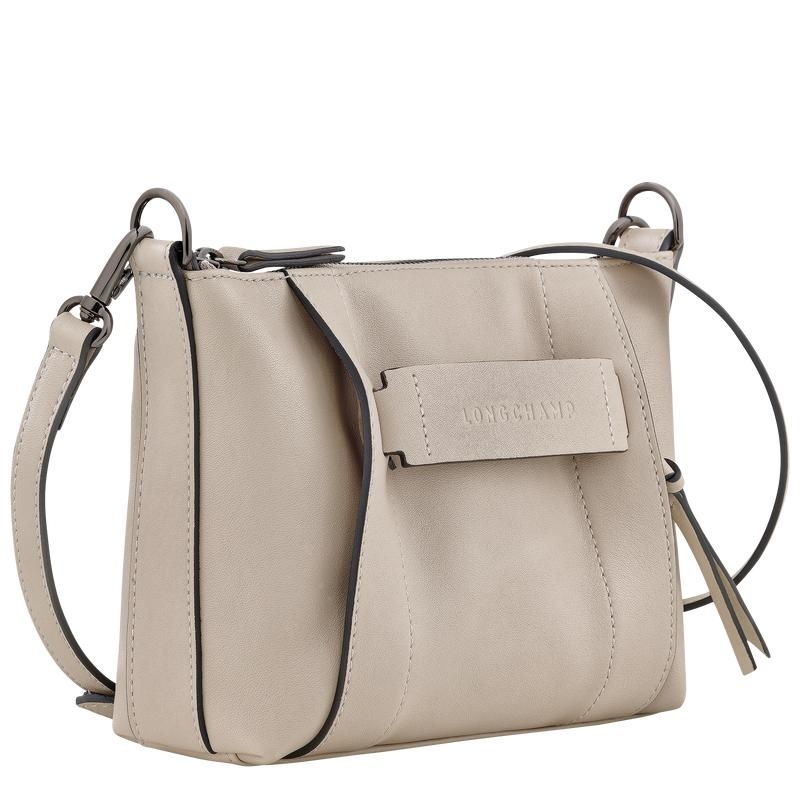 Clay Grey Women's Longchamp 3D S Crossbody Bags | 9531-QNHIM