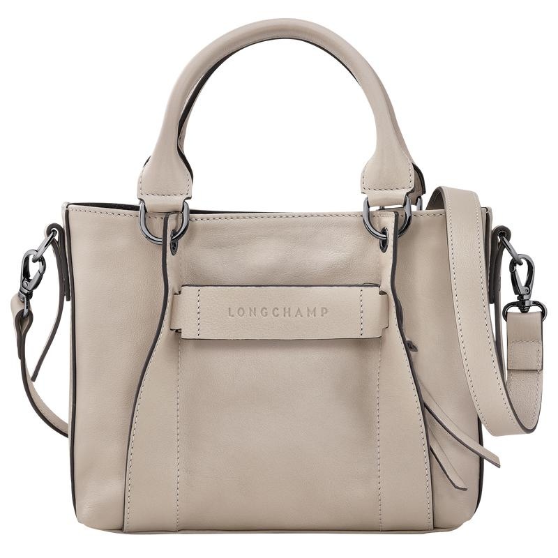 Clay Grey Women\'s Longchamp 3D S Handbags | 4689-ULIJF