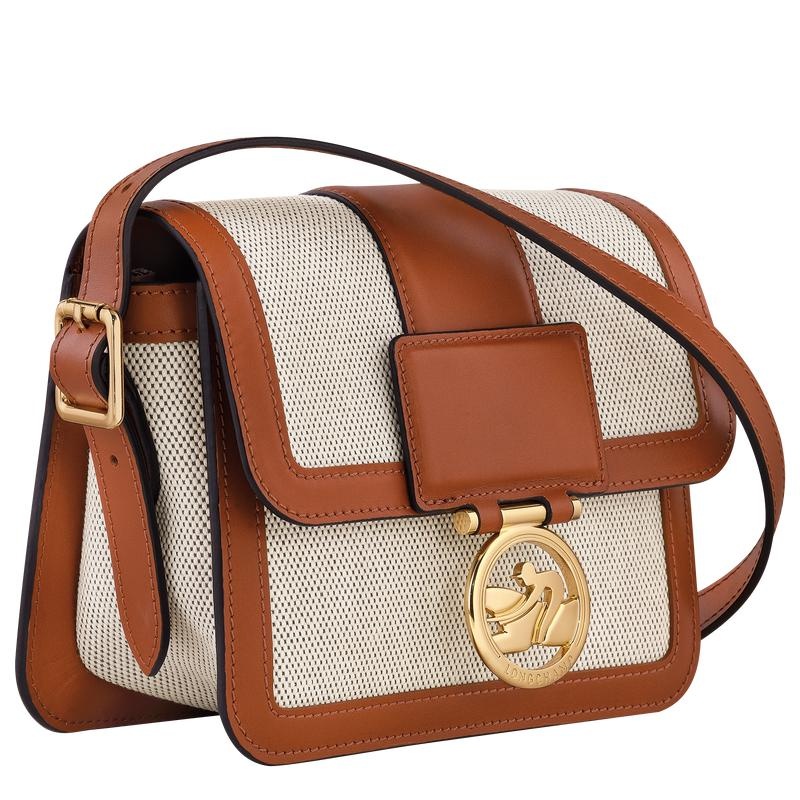 Cognac Brown Women's Longchamp Box-Trot S Crossbody Bags | 8652-QBWYM