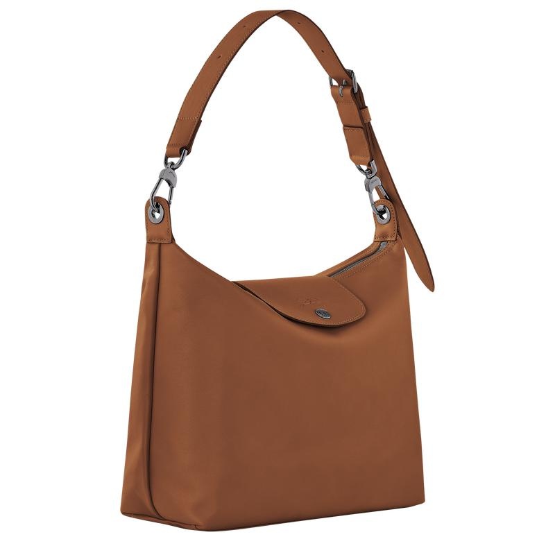 Cognac Brown Women's Longchamp Le Pliage Xtra M Hobo Bags | 8470-MPCLK