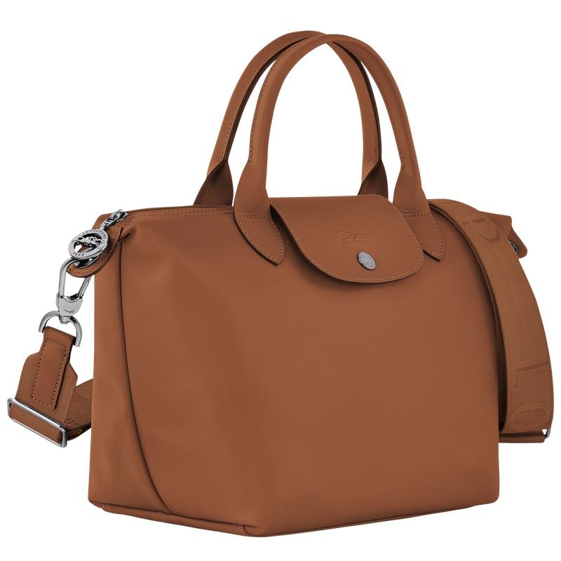 Cognac Brown Women's Longchamp Le Pliage Xtra S Handbags | 4895-IBGFK