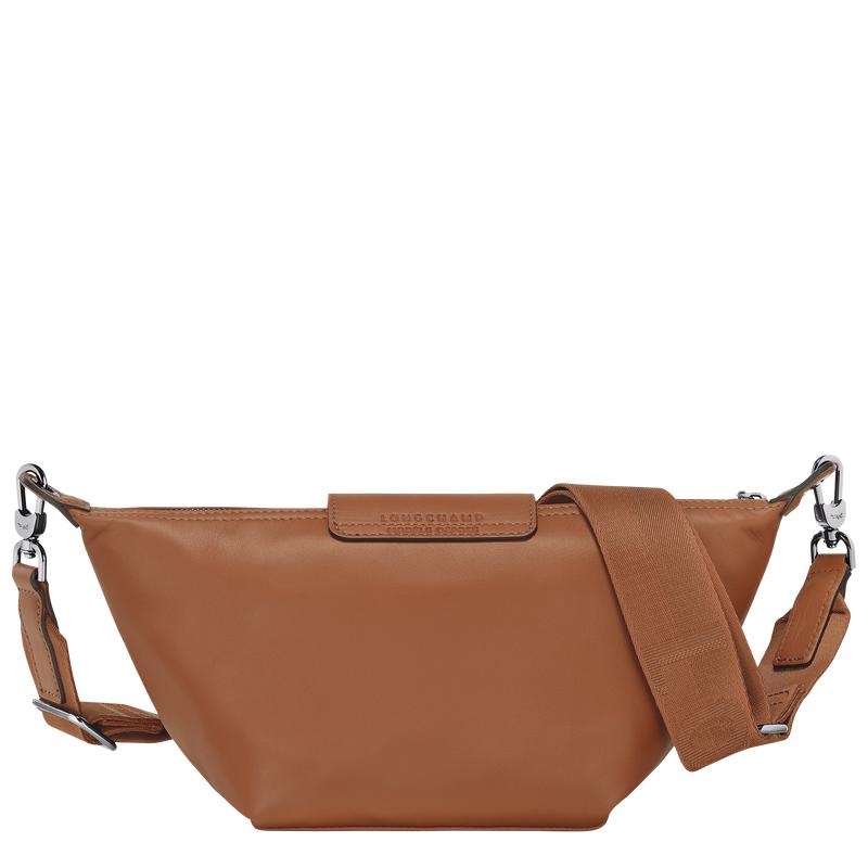 Cognac Brown Women's Longchamp Le Pliage Xtra XS Crossbody Bags | 2569-KTFBQ