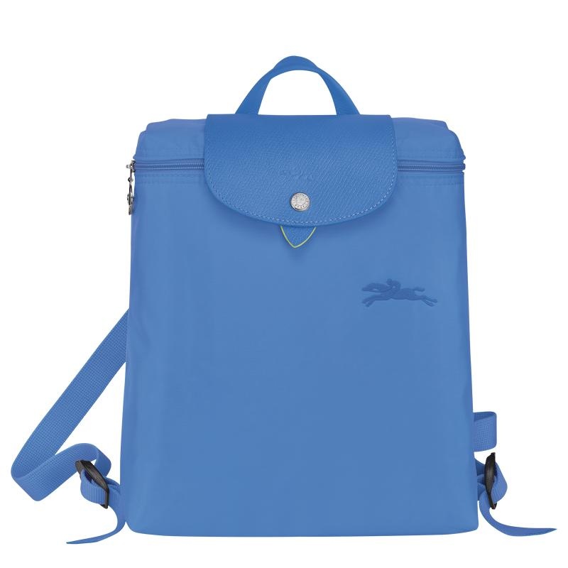 Cornflower Blue Men\'s Longchamp Le Pliage Green M Backpacks | 1326-GEMHU