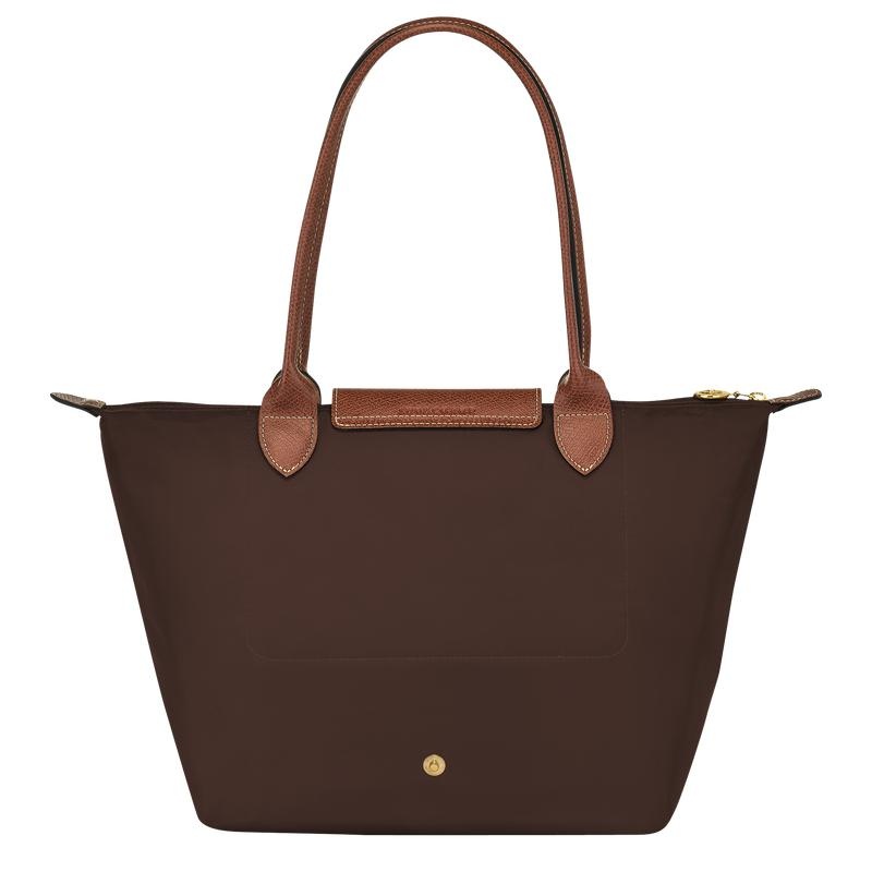 Ebony Brown Women's Longchamp Le Pliage Original M Tote Bag | 5413-EQFMB