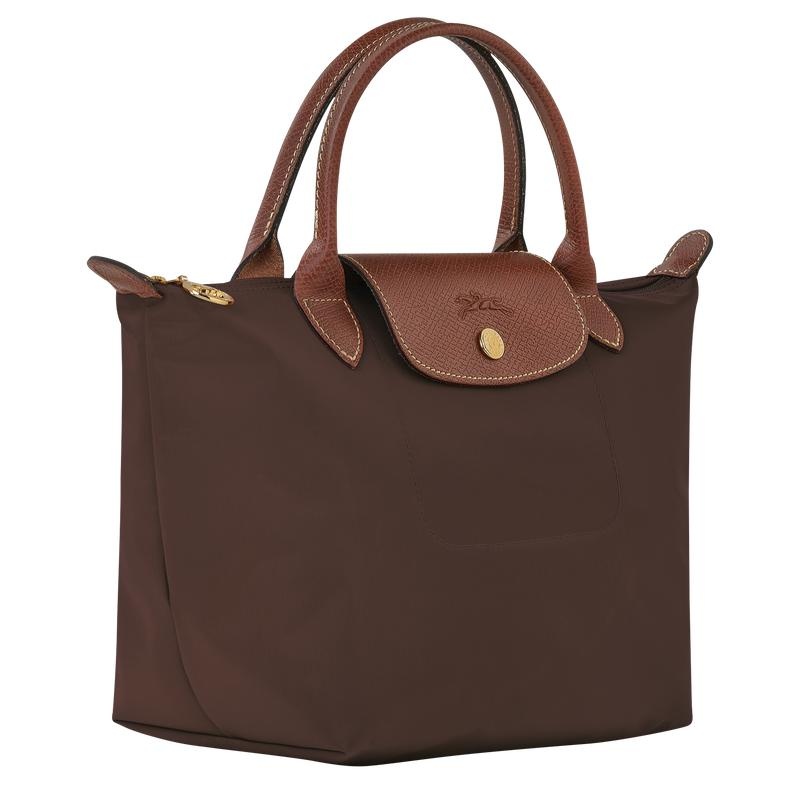 Ebony Brown Women's Longchamp Le Pliage Original S Handbags | 7820-HNZRW