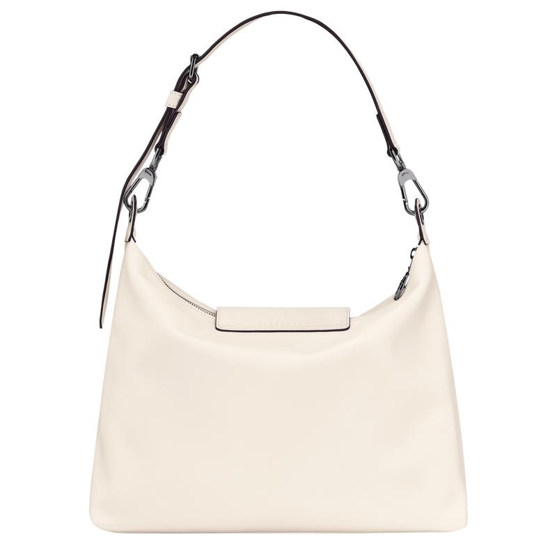 Ecru White Women's Longchamp Le Pliage Xtra M Hobo Bags | 0845-MUPOJ