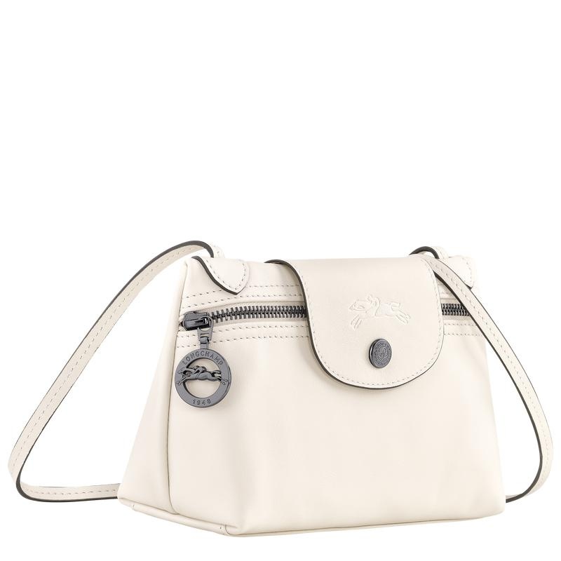 Ecru White Women's Longchamp Le Pliage Xtra XS Crossbody Bags | 4950-CMERJ