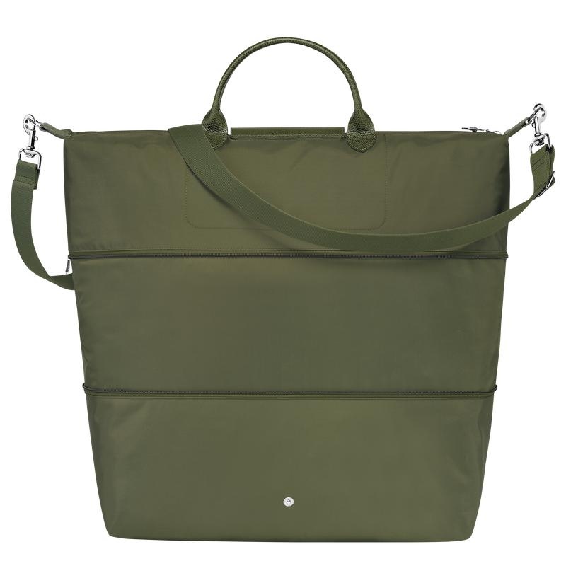 Forest Green Men's Longchamp Le Pliage Green expandable Travel Bags | 9705-ACFWL