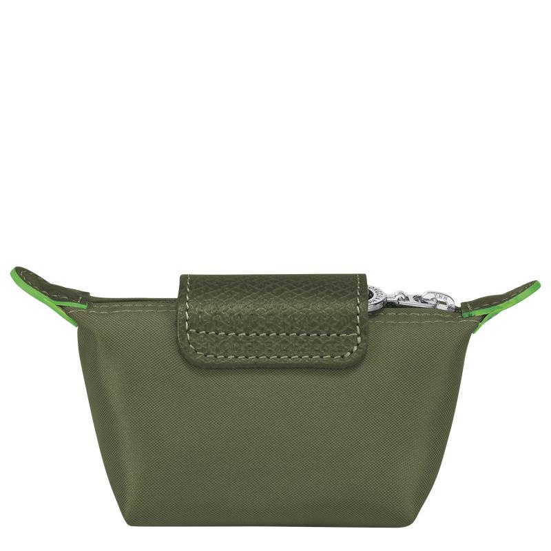 Forest Green Men's Longchamp Le Pliage Green Coin Purses | 3094-KAOFW