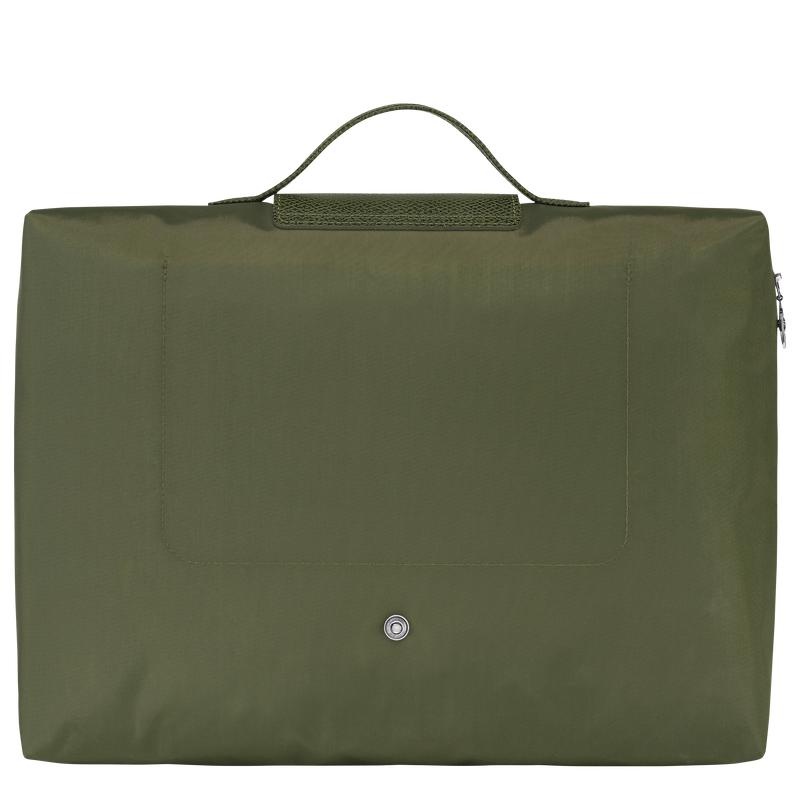 Forest Green Men's Longchamp Le Pliage Green S Briefcase | 9751-BMIAR