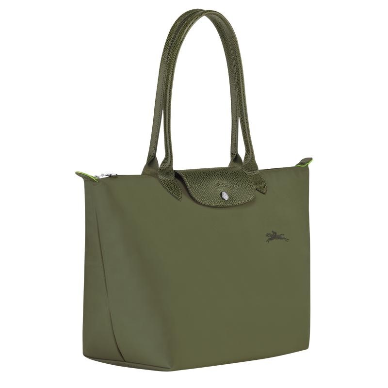 Forest Green Women's Longchamp Le Pliage Green L Tote Bag | 4863-YKFDR