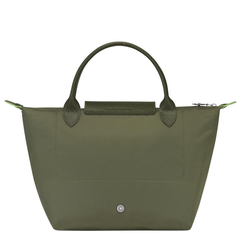 Forest Green Women's Longchamp Le Pliage Green S Handbags | 3501-ISLXU