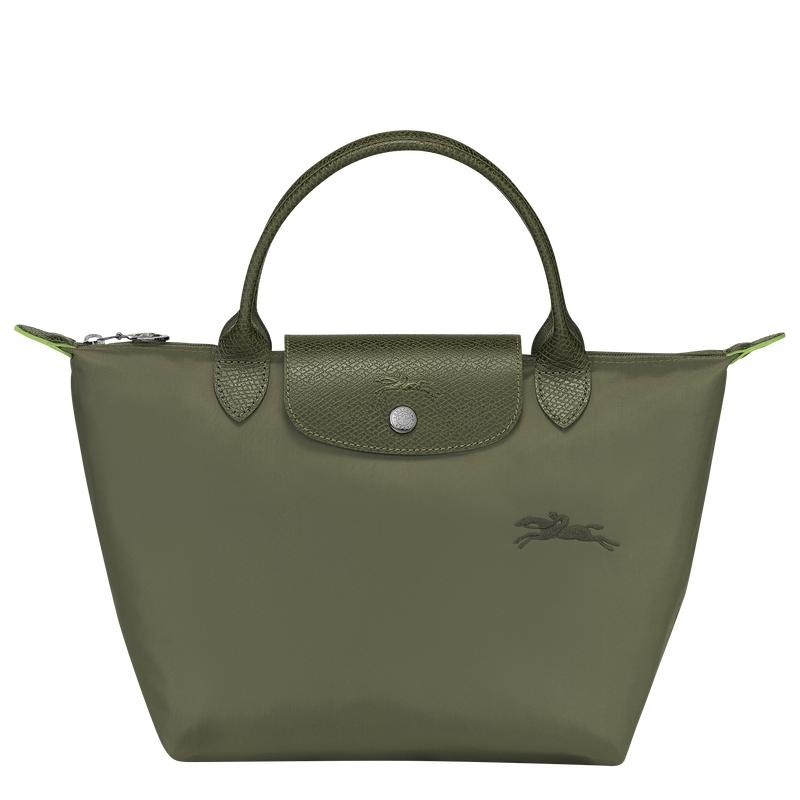 Forest Green Women\'s Longchamp Le Pliage Green S Handbags | 3501-ISLXU