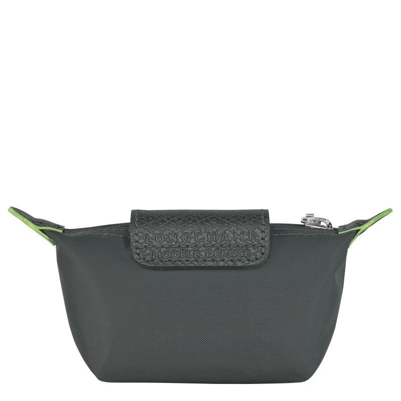 Graphite Grey Men's Longchamp Le Pliage Green Coin Purses | 7081-UQICH