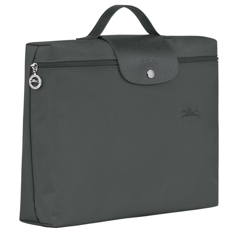 Graphite Grey Men's Longchamp Le Pliage Green S Briefcase | 0715-MOYBG