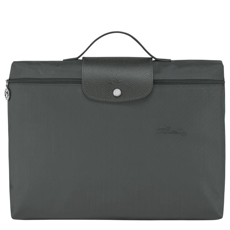 Graphite Grey Men\'s Longchamp Le Pliage Green S Briefcase | 0715-MOYBG