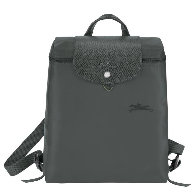 Graphite Grey Men\'s Longchamp Le Pliage Green M Backpacks | 9813-JUWPB