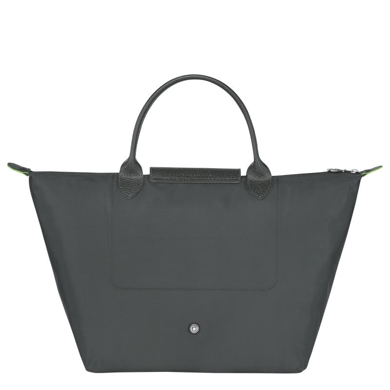 Graphite Grey Women's Longchamp Le Pliage Green M Handbags | 0478-VJNGX