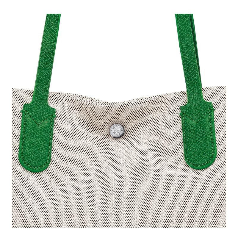 Green Women's Longchamp Essential L Tote Bag | 7219-UVQGJ