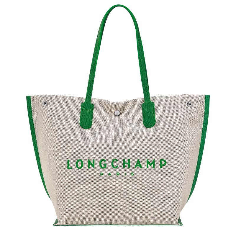 Green Women\'s Longchamp Essential L Tote Bag | 7219-UVQGJ