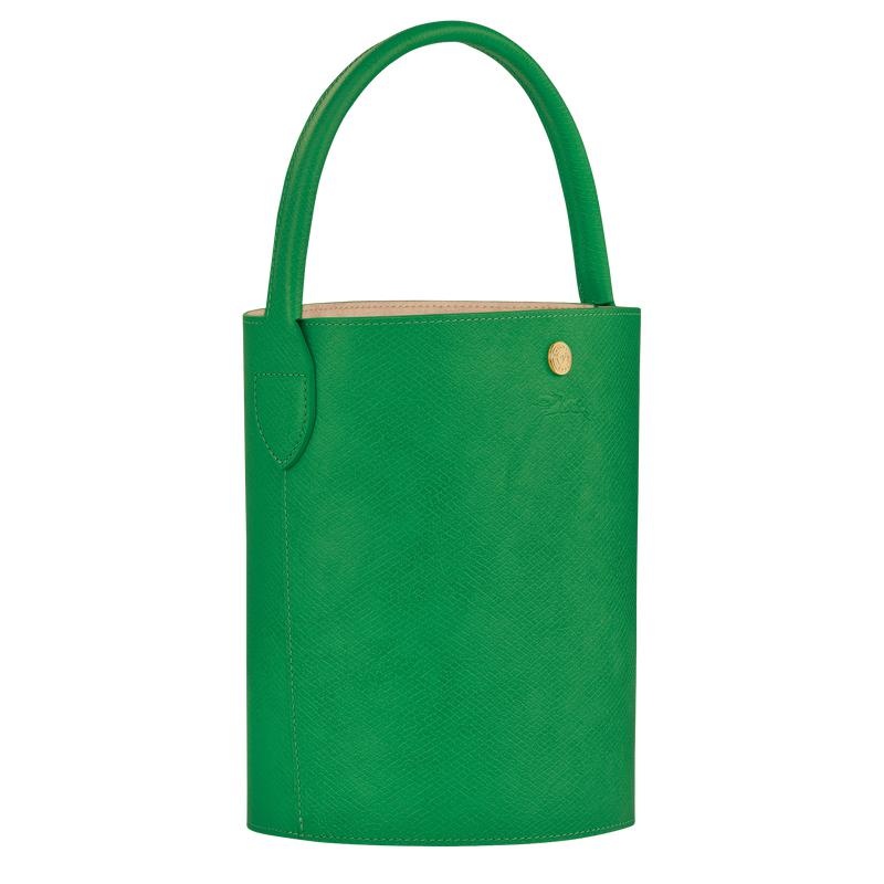 Green Women's Longchamp Épure S Bucket Bag | 3962-RKPTM