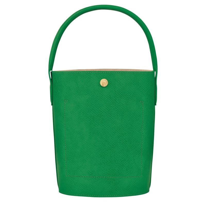 Green Women's Longchamp Épure S Bucket Bag | 3962-RKPTM