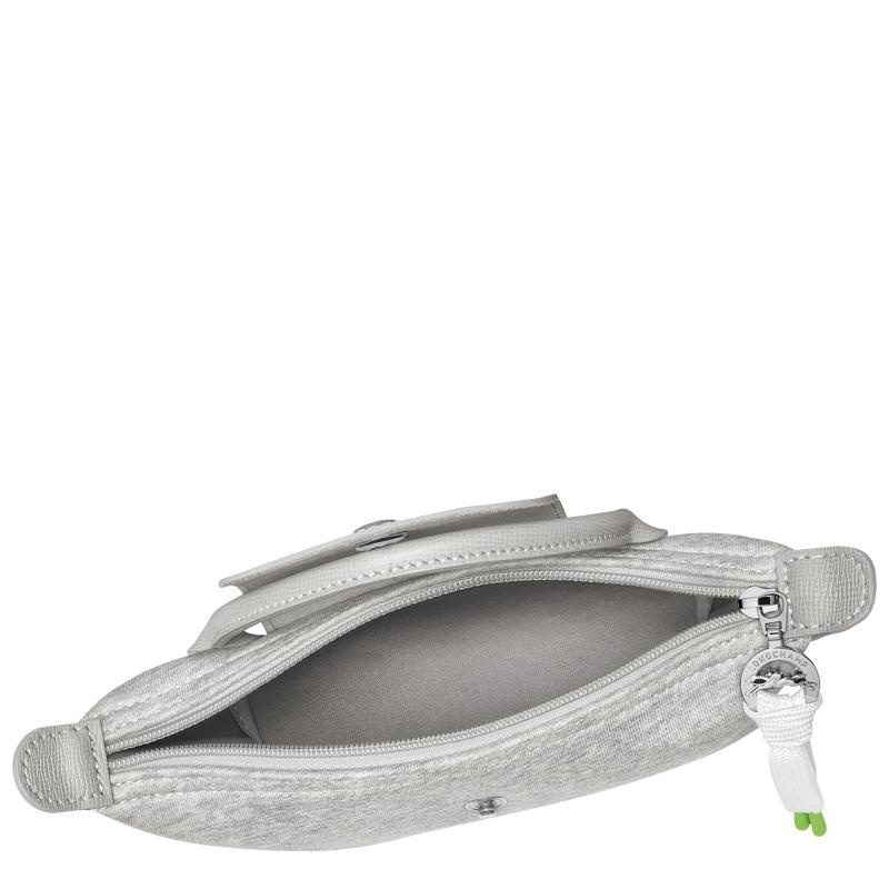 Grey Women's Longchamp Le Pliage Collection Pouches | 6192-BOWCM