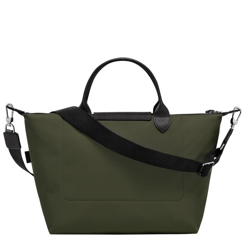 Khaki Men's Longchamp Le Pliage Energy L Handbags | 5683-PHXED