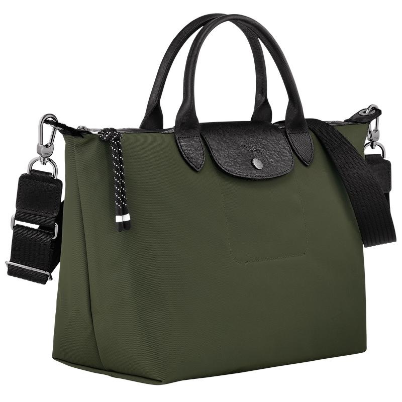 Khaki Women's Longchamp Le Pliage Energy L Handbags | 9243-YMREI