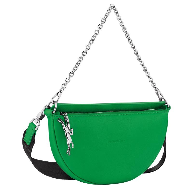 Lawn Green Women's Longchamp Smile S Crossbody Bags | 2186-MSHXC