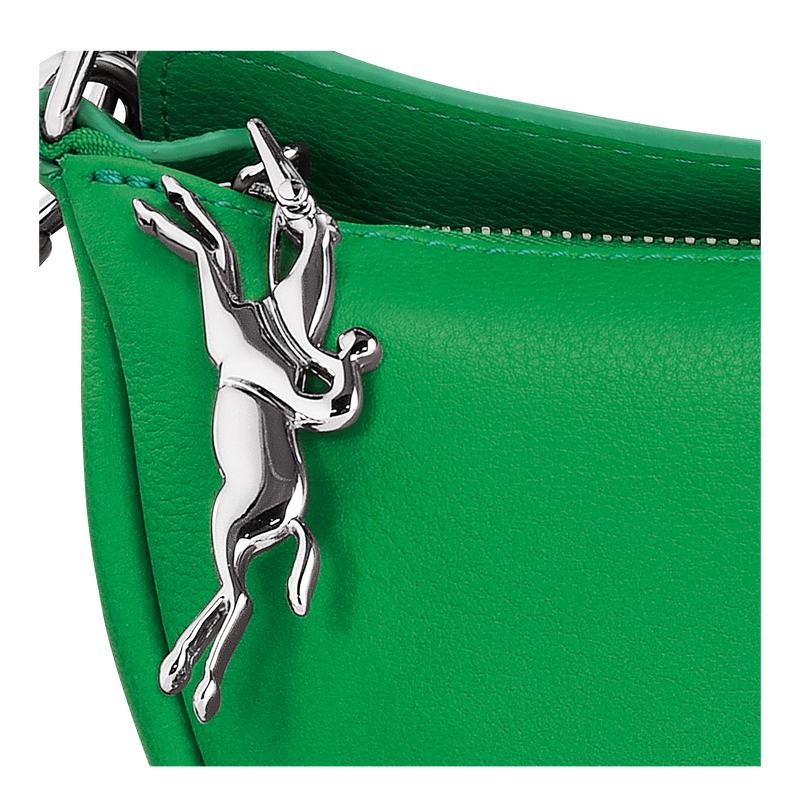 Lawn Green Women's Longchamp Smile S Crossbody Bags | 2186-MSHXC