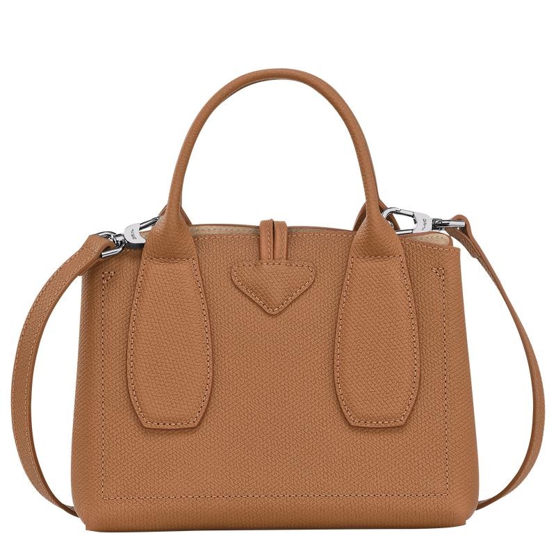 Natural Brown Women's Longchamp Roseau S Handbags | 0592-AGEBX