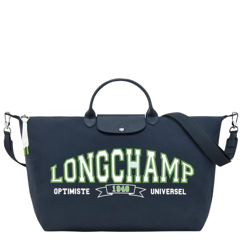 Navy Men\'s Longchamp Le Pliage Collection Travel Bags | 7451-YXVPK