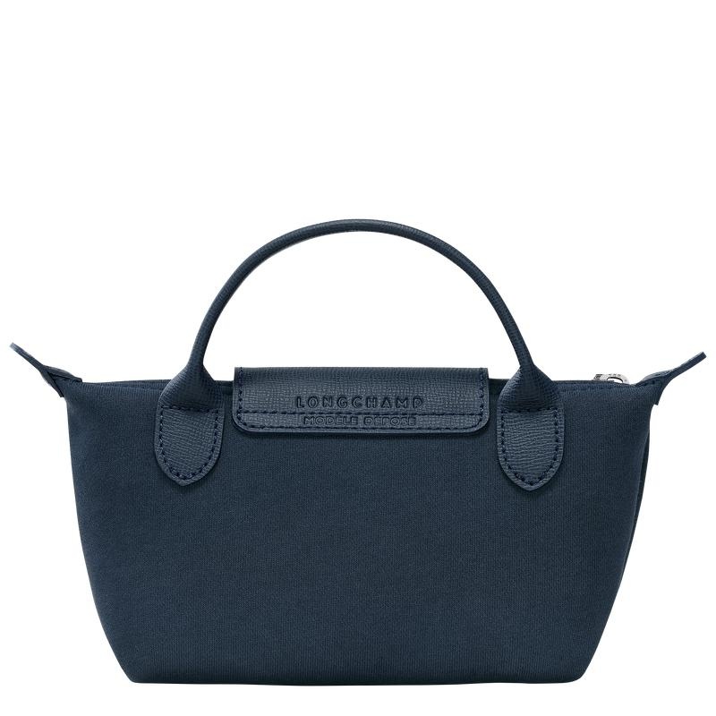 Navy Men's Longchamp Le Pliage Collection Pouches | 7381-KQDYM