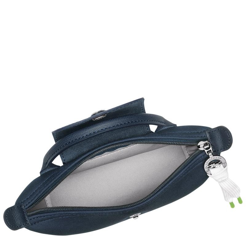 Navy Men's Longchamp Le Pliage Collection Pouches | 7381-KQDYM