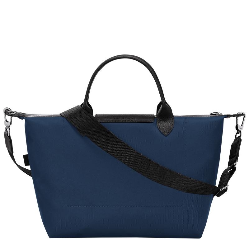 Navy Men's Longchamp Le Pliage Energy L Handbags | 7281-QYKWR