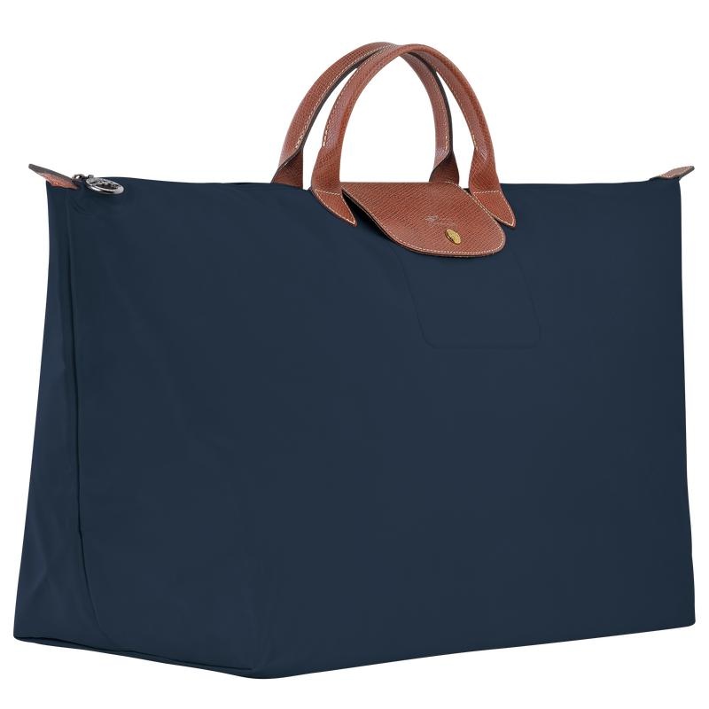 Navy Men's Longchamp Le Pliage Original M Travel Bags | 5761-IWDGU