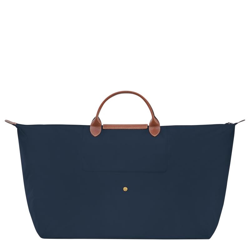 Navy Men's Longchamp Le Pliage Original M Travel Bags | 5761-IWDGU