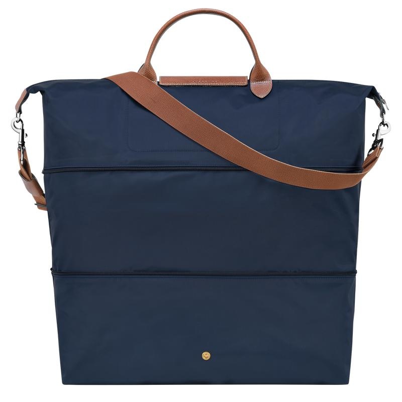 Navy Men's Longchamp Le Pliage Original expandable Travel Bags | 9743-DBFOP