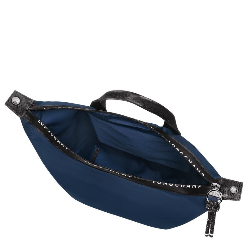 Navy Women's Longchamp Le Pliage Energy L Backpacks | 8035-QWMCH