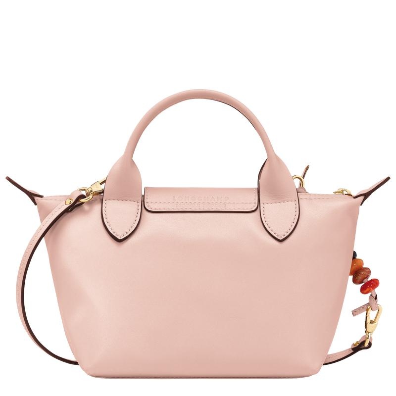 Nude Pink Women's Longchamp Le Pliage Xtra XS Handbags | 0837-FNLEK