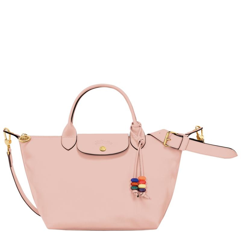 Nude Pink Women\'s Longchamp Le Pliage Xtra S Handbags | 9653-RDKCS