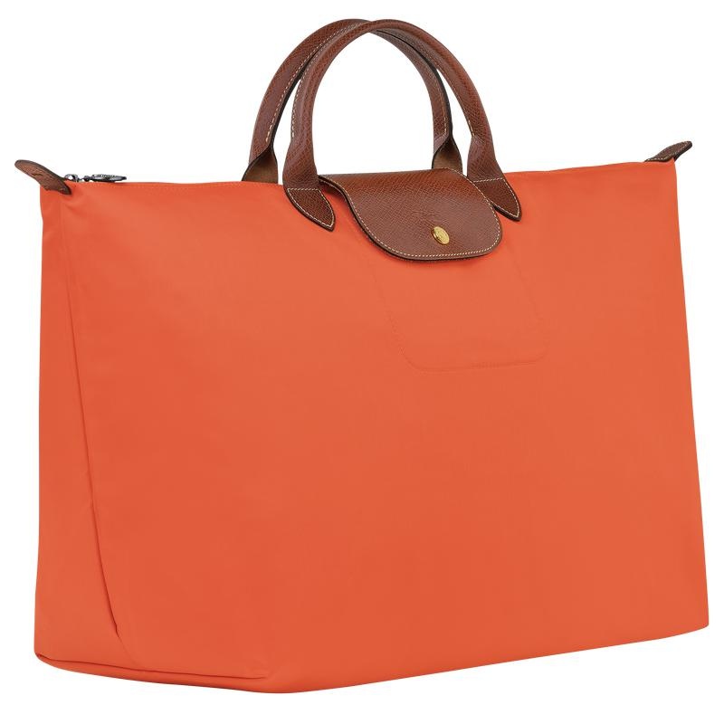 Orange Men's Longchamp Le Pliage Original S Travel Bags | 9736-TSKMB