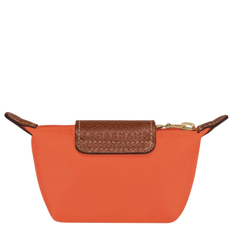 Orange Women's Longchamp Le Pliage Original Coin Purses | 6918-OQWIV